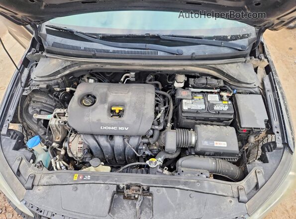 5NPD74LF2HH154079 2017 HYUNDAI ELANTRA Черный Вид задней части салона