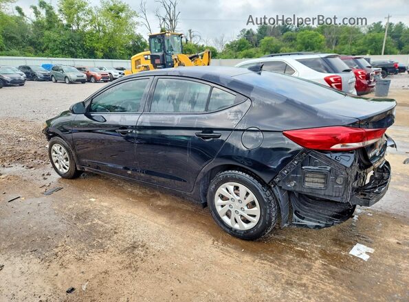 5NPD74LF2HH154079 2017 HYUNDAI ELANTRA Черный Задняя левая четверть