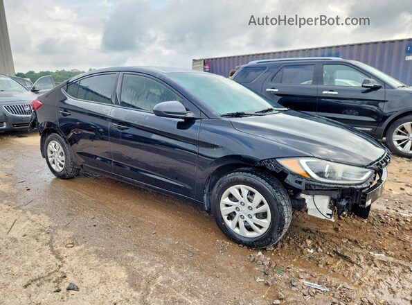 5NPD74LF2HH154079 2017 HYUNDAI ELANTRA Черный Передняя правая четверть