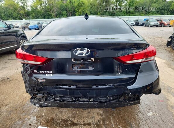 5NPD74LF2HH154079 2017 HYUNDAI ELANTRA Черный Вид сзади