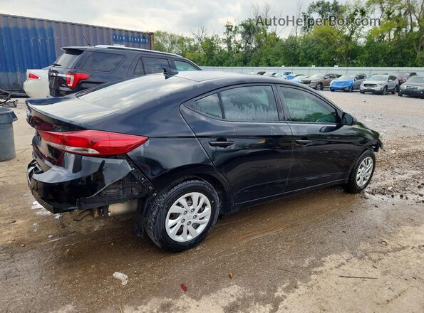 5NPD74LF2HH154079 2017 HYUNDAI ELANTRA Черный Задняя правая четверть