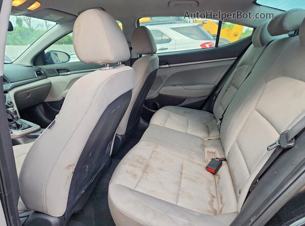 5NPD74LF2HH154079 2017 HYUNDAI ELANTRA Черный Вид задних сидений