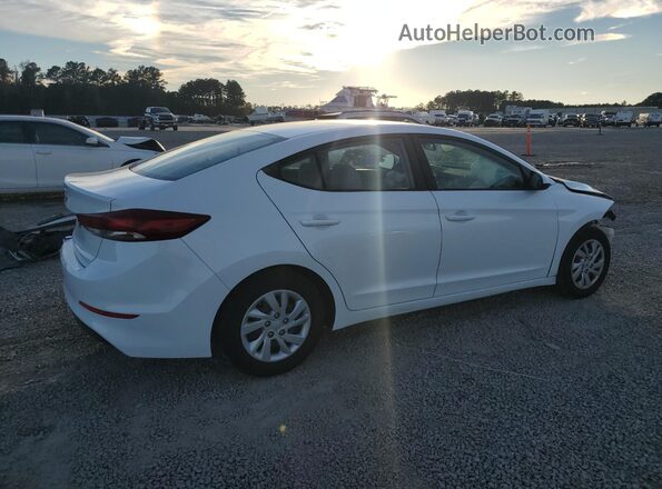 5NPD74LF2JH228235 2018 HYUNDAI ELANTRA White Հետևի աջ
