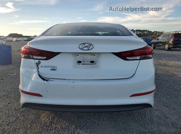 5NPD74LF2JH228235 2018 HYUNDAI ELANTRA White Հետևի տեսք