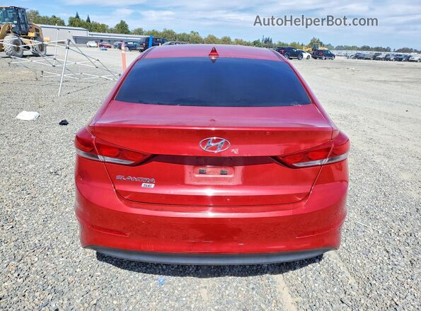 5NPD74LF2JH386414 2018 HYUNDAI ELANTRA Red Vista trasera