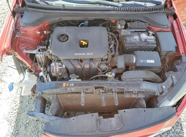 5NPD74LF2JH386414 2018 HYUNDAI ELANTRA Red Vista interior trasera