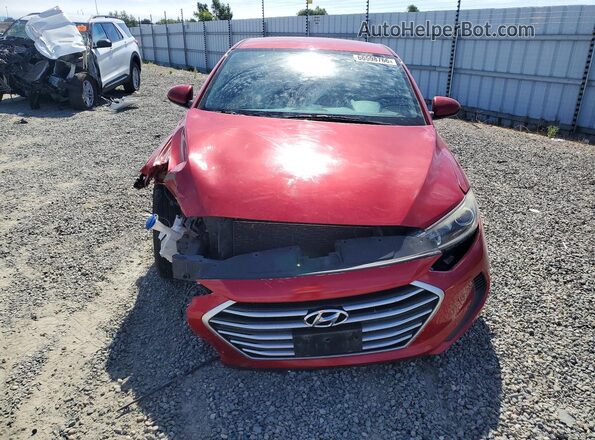 5NPD74LF2JH386414 2018 HYUNDAI ELANTRA Red Vista frontal