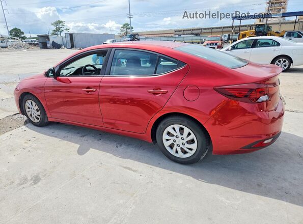 5NPD74LF2KH480133 2019 HYUNDAI ELANTRA Red Задня ліва чверть