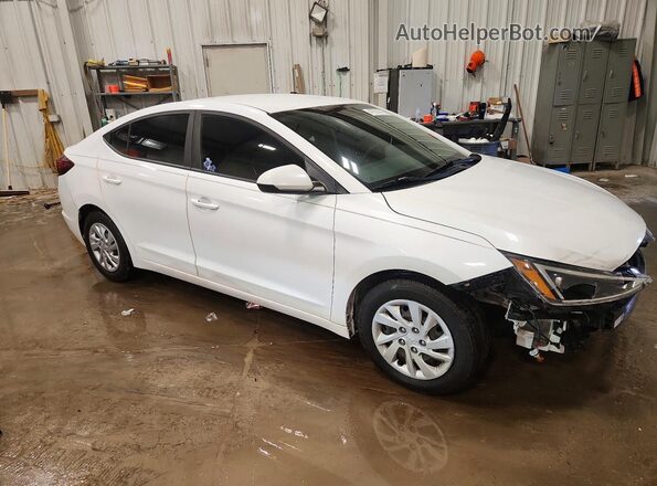 5NPD74LF2KH480455 2019 HYUNDAI ELANTRA White Delantero derecho