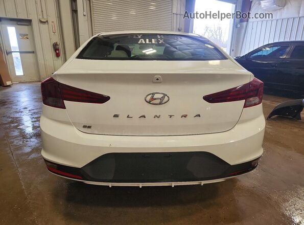 5NPD74LF2KH480455 2019 HYUNDAI ELANTRA White Vista trasera