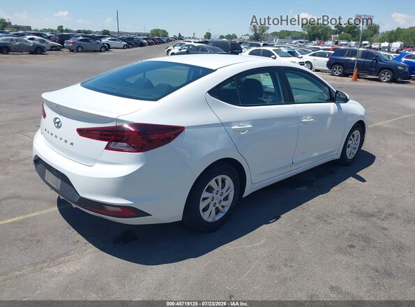 5NPD74LF2KH481427 2019 HYUNDAI ELANTRA White Tył prawy