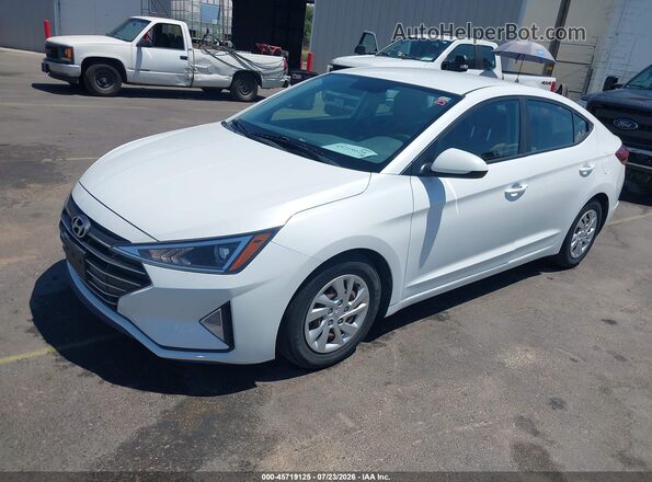 5NPD74LF2KH481427 2019 HYUNDAI ELANTRA White Przód lewy