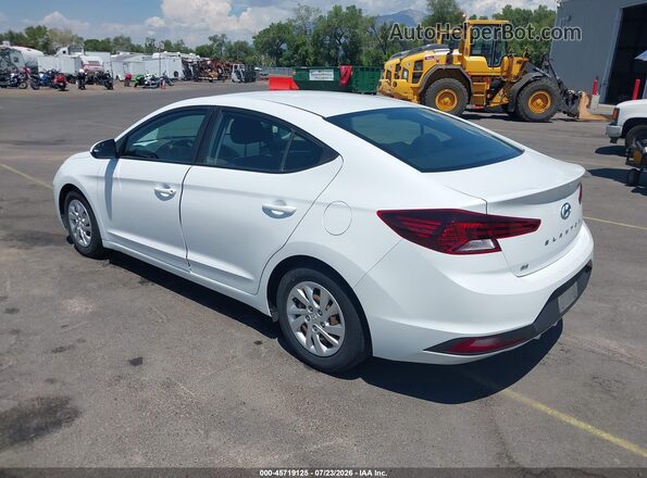 5NPD74LF2KH481427 2019 HYUNDAI ELANTRA White Tył lewy