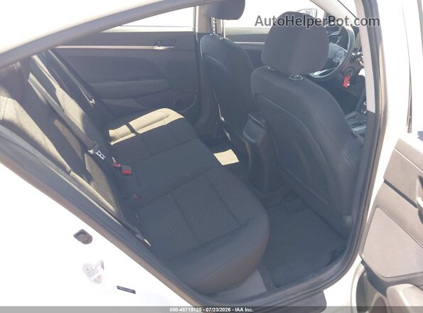 5NPD74LF2KH481427 2019 HYUNDAI ELANTRA White Widok naklejki z numerem VIN