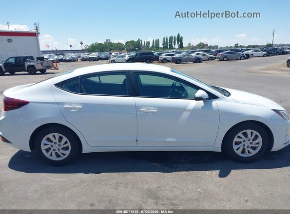 5NPD74LF2KH481427 2019 HYUNDAI ELANTRA White Widok wnętrza 360 stopni