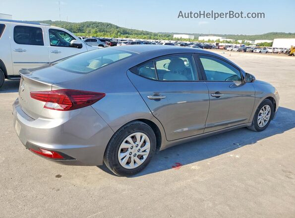 5NPD74LF2KH485672 2019 HYUNDAI ELANTRA Gray უკანა მარჯვენა