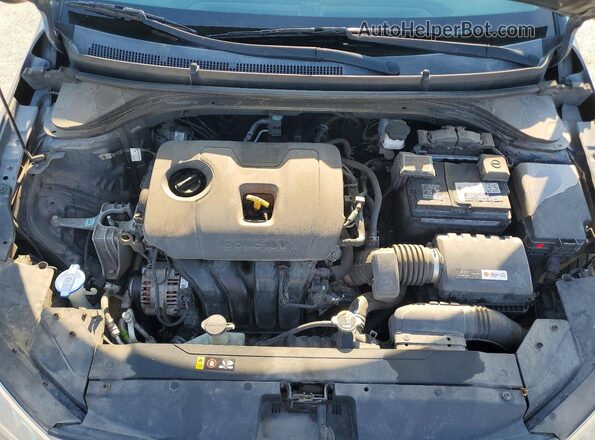 5NPD74LF2KH485672 2019 HYUNDAI ELANTRA Gray უკანა სალონის ხედი