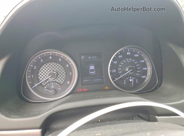 5NPD74LF2LH501919 2020 HYUNDAI ELANTRA Black Սարքավորումների վահանակի տեսք