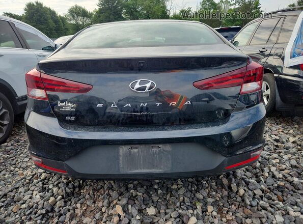 5NPD74LF2LH549159 2020 HYUNDAI ELANTRA Black Widok z tyłu