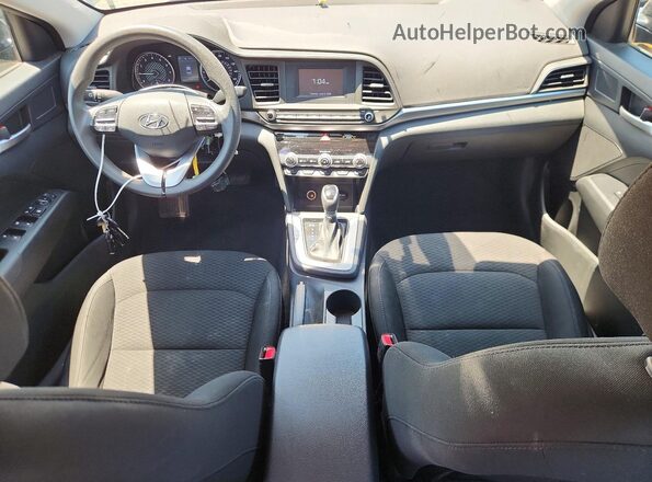 5NPD74LF2LH549159 2020 HYUNDAI ELANTRA Black Widok deski rozdzielczej
