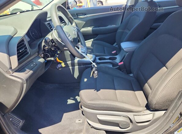 5NPD74LF2LH549159 2020 HYUNDAI ELANTRA Black Widok wnętrza z przodu