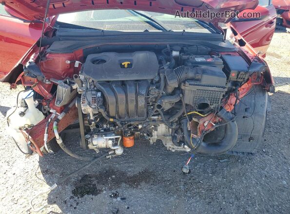 5NPD74LF2LH586731 2020 HYUNDAI ELANTRA Красный Вид задней части салона