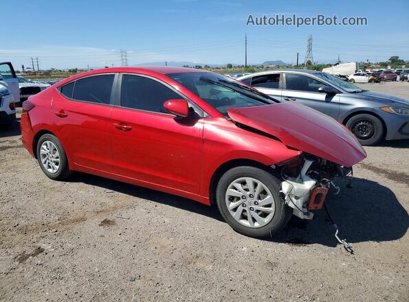 5NPD74LF2LH586731 2020 HYUNDAI ELANTRA Красный Передняя правая четверть