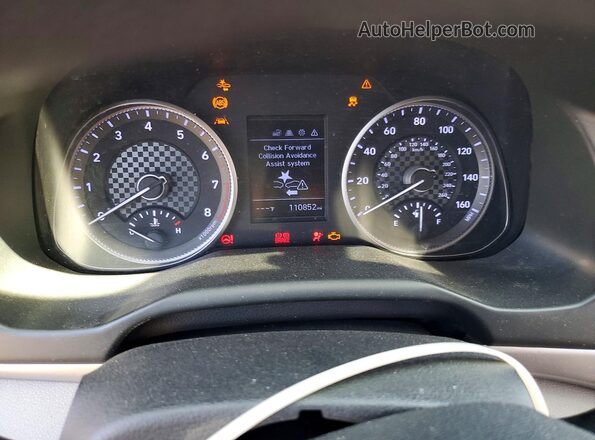 5NPD74LF2LH586731 2020 HYUNDAI ELANTRA Красный Вид щитка приборов