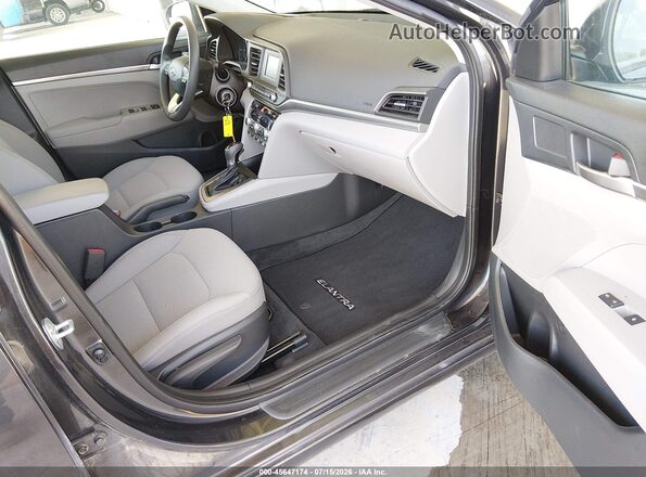 5NPD74LF2LH602233 2020 HYUNDAI ELANTRA Gray Front interior view