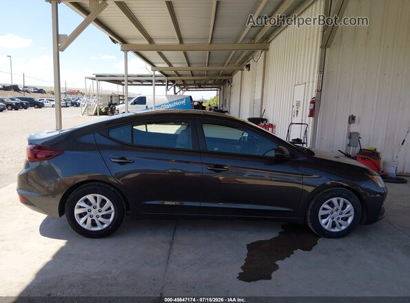 5NPD74LF2LH602233 2020 HYUNDAI ELANTRA Gray Rear interior view