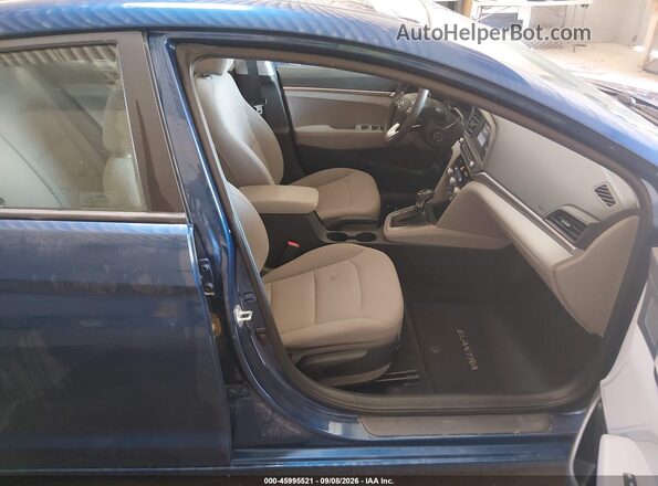 5NPD74LF2LH612972 2020 HYUNDAI ELANTRA Blue წინა სალონის ხედი
