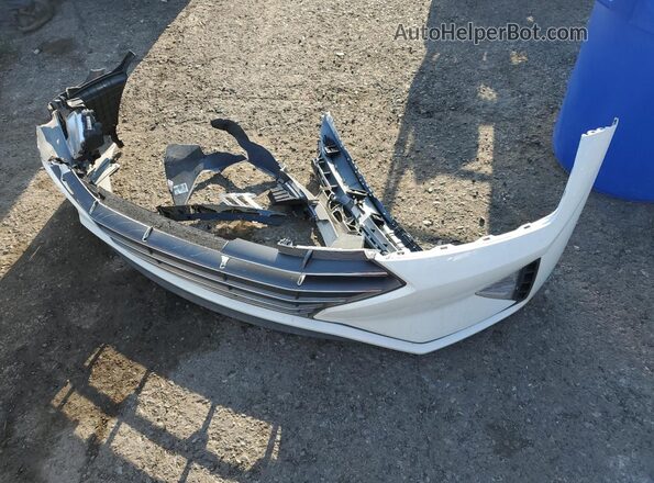 5NPD74LF2LH614382 2020 HYUNDAI ELANTRA White Engine compartment view