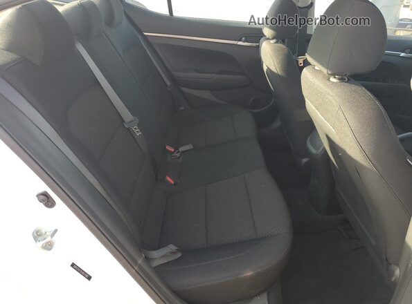 5NPD74LF2LH614382 2020 HYUNDAI ELANTRA White Rear seats view