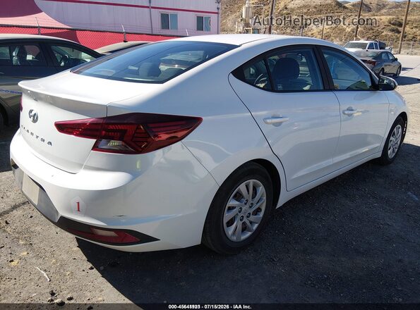 5NPD74LF2LH615760 2020 HYUNDAI ELANTRA White Задня права чверть