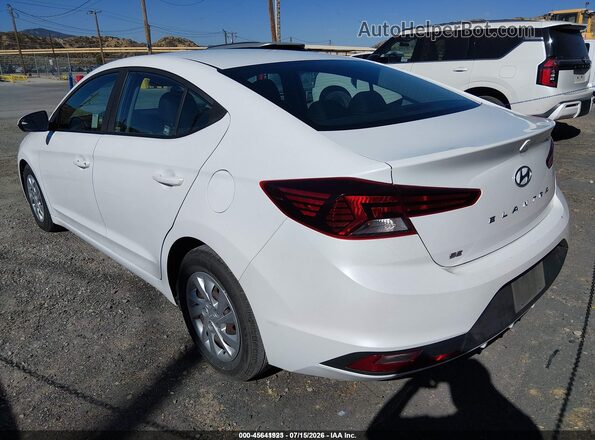 5NPD74LF2LH615760 2020 HYUNDAI ELANTRA White Задня ліва чверть