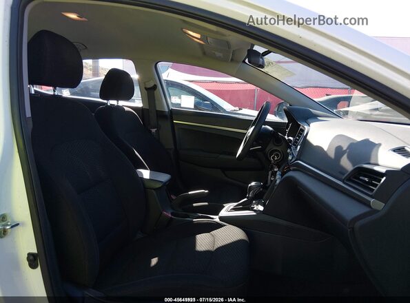 5NPD74LF2LH615760 2020 HYUNDAI ELANTRA White Вид салону спереду