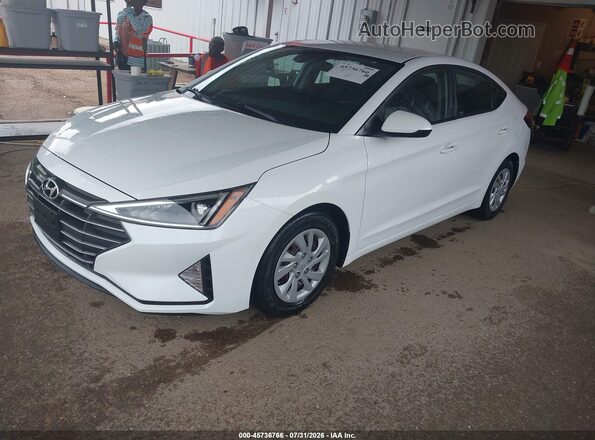 5NPD74LF2LH617895 2020 HYUNDAI ELANTRA White Front left