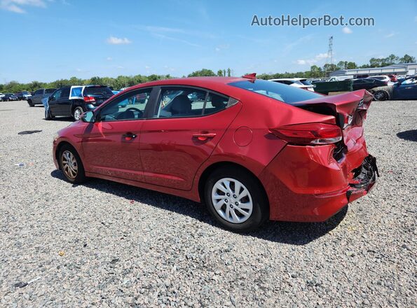 5NPD74LF3HH162465 2017 HYUNDAI ELANTRA Red უკანა მარცხენა