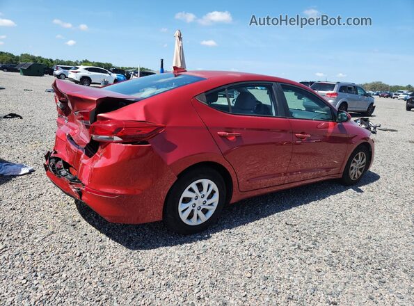 5NPD74LF3HH162465 2017 HYUNDAI ELANTRA Red უკანა მარჯვენა