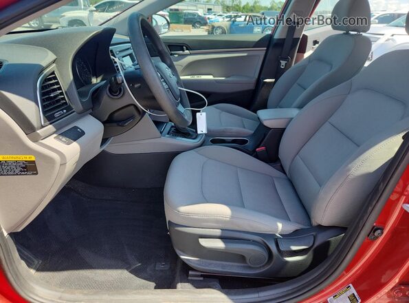 5NPD74LF3HH162465 2017 HYUNDAI ELANTRA Red წინა სალონის ხედი
