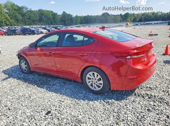 5NPD74LF3HH184501 2017 HYUNDAI ELANTRA Red Հետևի ձախ