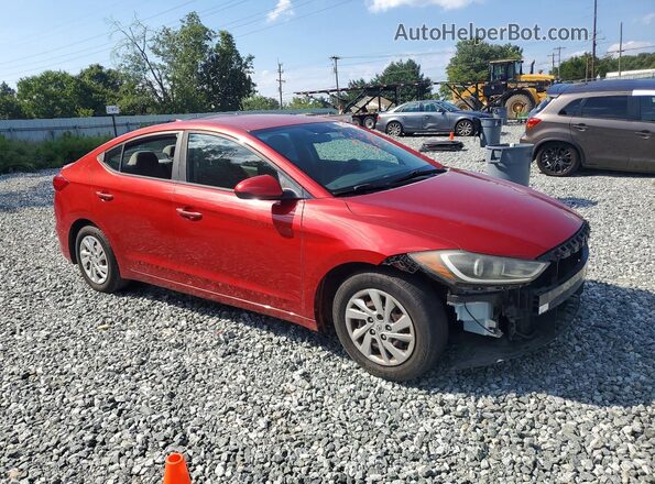 5NPD74LF3HH184501 2017 HYUNDAI ELANTRA Red Առջևի աջ