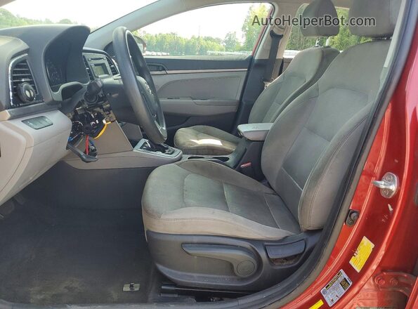 5NPD74LF3HH184501 2017 HYUNDAI ELANTRA Red Սալոնի դիմացի տեսք