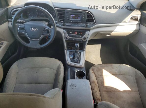 5NPD74LF3HH184501 2017 HYUNDAI ELANTRA Red Առջևի վահանակի տեսք