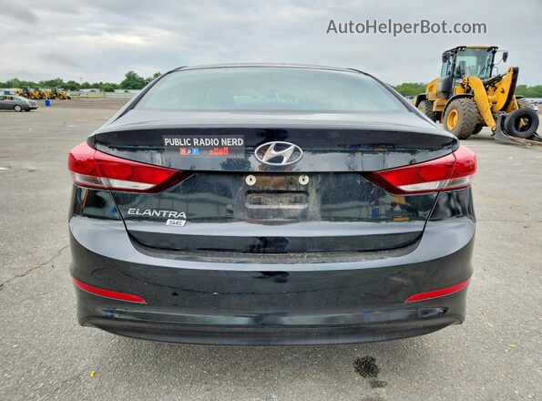 5NPD74LF3JH273104 2018 HYUNDAI ELANTRA Black Հետևի տեսք