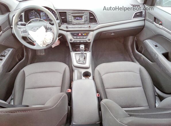 5NPD74LF3JH273104 2018 HYUNDAI ELANTRA Black Առջևի վահանակի տեսք