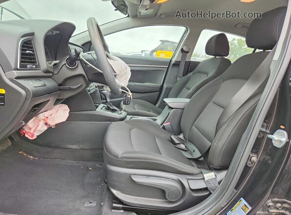 5NPD74LF3JH273104 2018 HYUNDAI ELANTRA Black Սալոնի դիմացի տեսք