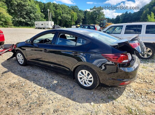 5NPD74LF3KH433435 2019 HYUNDAI ELANTRA Черный Задняя левая четверть
