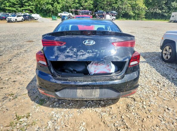 5NPD74LF3KH433435 2019 HYUNDAI ELANTRA Черный Вид сзади