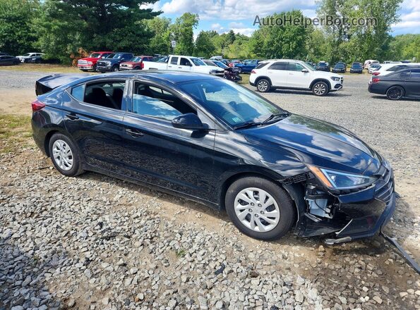 5NPD74LF3KH433435 2019 HYUNDAI ELANTRA Черный Передняя правая четверть